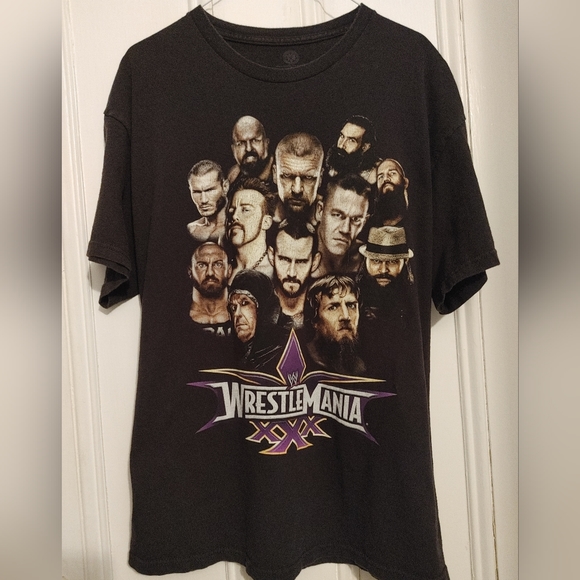 WrestleMania XXX 30 2014 shirt Batista Brock Lesnar Hulk Hogan The Undertaker 💪 - Picture 2 of 5